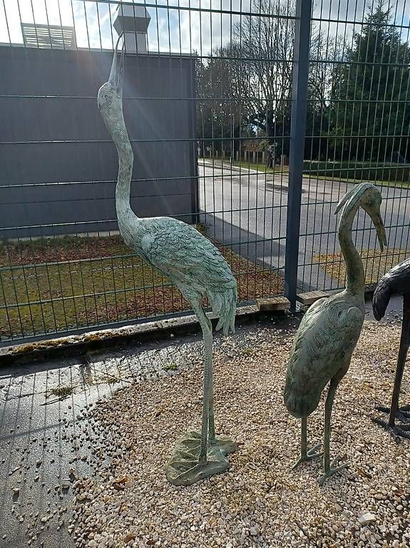 Figurines: Bronze-Kranich – Neuf (Voir description) à Wangen a.Aare par Schneckenparadies 1