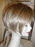 Hochwertige Perücke Zweithaar aschblond Pixie Cut NEU