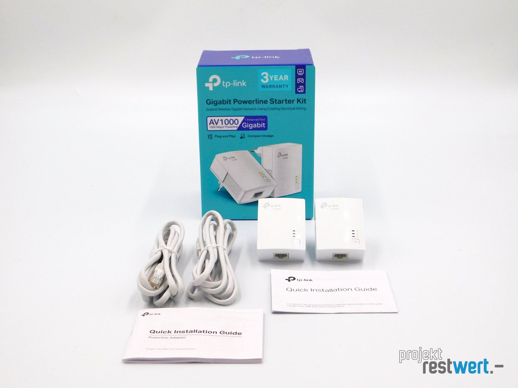 TP-Link Laufwerke & Adapter: Gigabit Stromleitung Starter-Set von TP-LINK – Neu (gemäss Beschreibung) aus Bülach von restwert_buelach