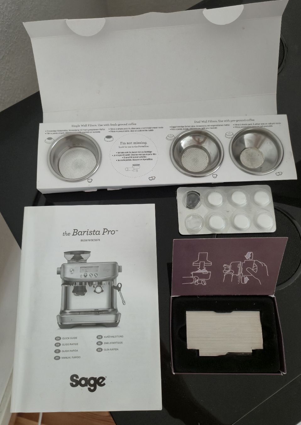 Sage Kaffeemaschinen & Espressomaschinen: Sage The Barista Pro Espresso Machine Black – Gebraucht aus Basel von Raf67 1