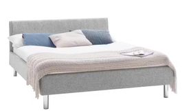 Polsterbett grau 140x200 cm gebrauchter Zustand