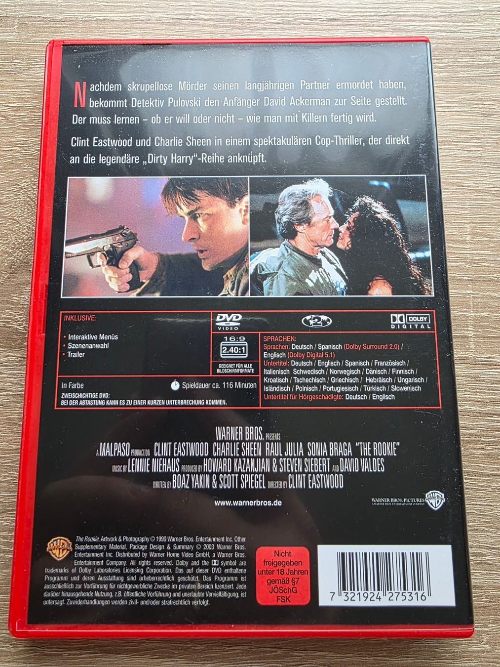 Tutti i DVDs: The Rookie DVD uncut – Usato da Stein AG venduto da eMODy 1