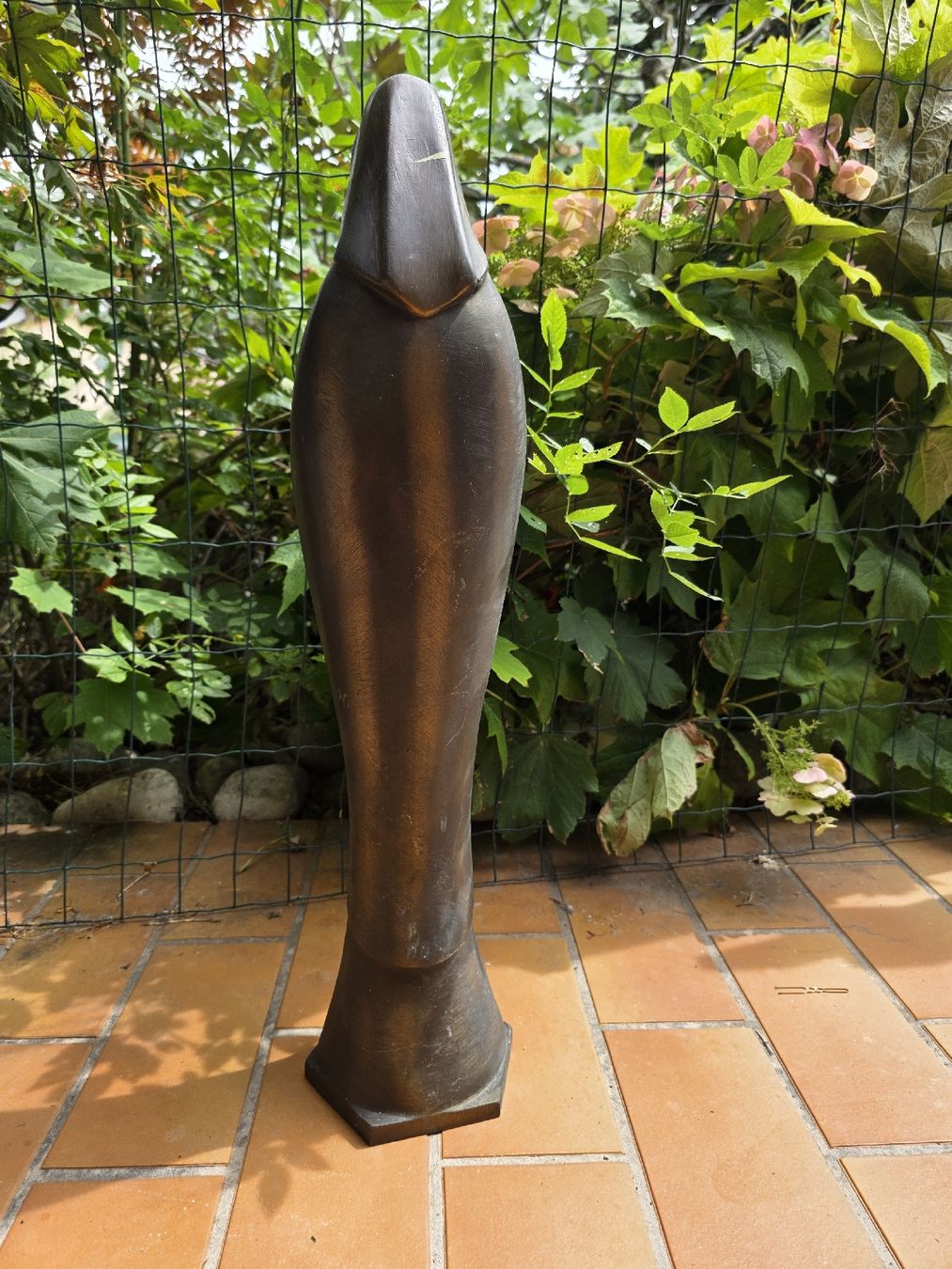 Skulpturen & Statuen: Statue de la Vierge, bronze patiné. – Gebraucht aus Estavayer le lac von Fif_2fw6 2