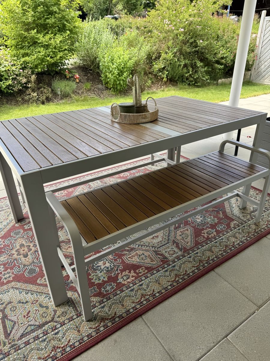 Ikea Set di tavolo e panche: Tisch mit 2 Bänken & 6 Sitzkissen – Nuovo (secondo la descrizione) da Liebistorf venduto da Sarahx3