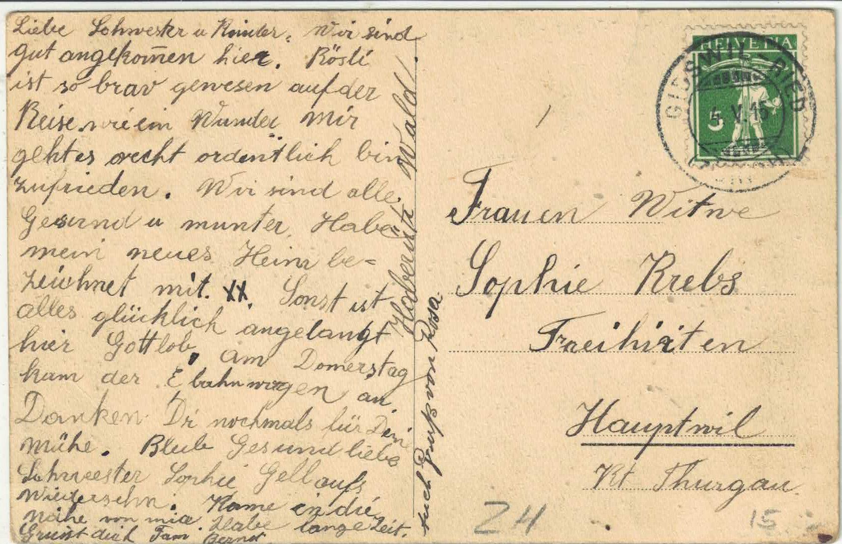 Cartoline postali: Wald ZH - Bürgerasyl – Usato da Ettingen venduto da Kartenplanet 1
