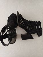 Sandalen Schwarz Größe 37