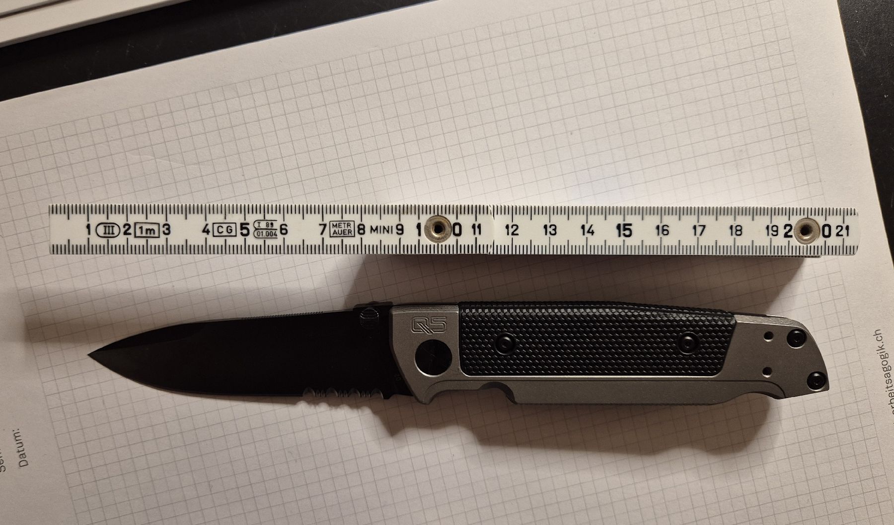 Walther Taschenmesser: Walther Q5 Messer mit Gurtclip Einhand Messer Sackmesser – Neu (gemäss Beschreibung) aus Hedingen von Zwackul 9