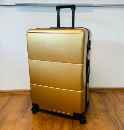 Reisekoffer Polycarbonat Koffer Grösse XL 77cm GOLD NEU