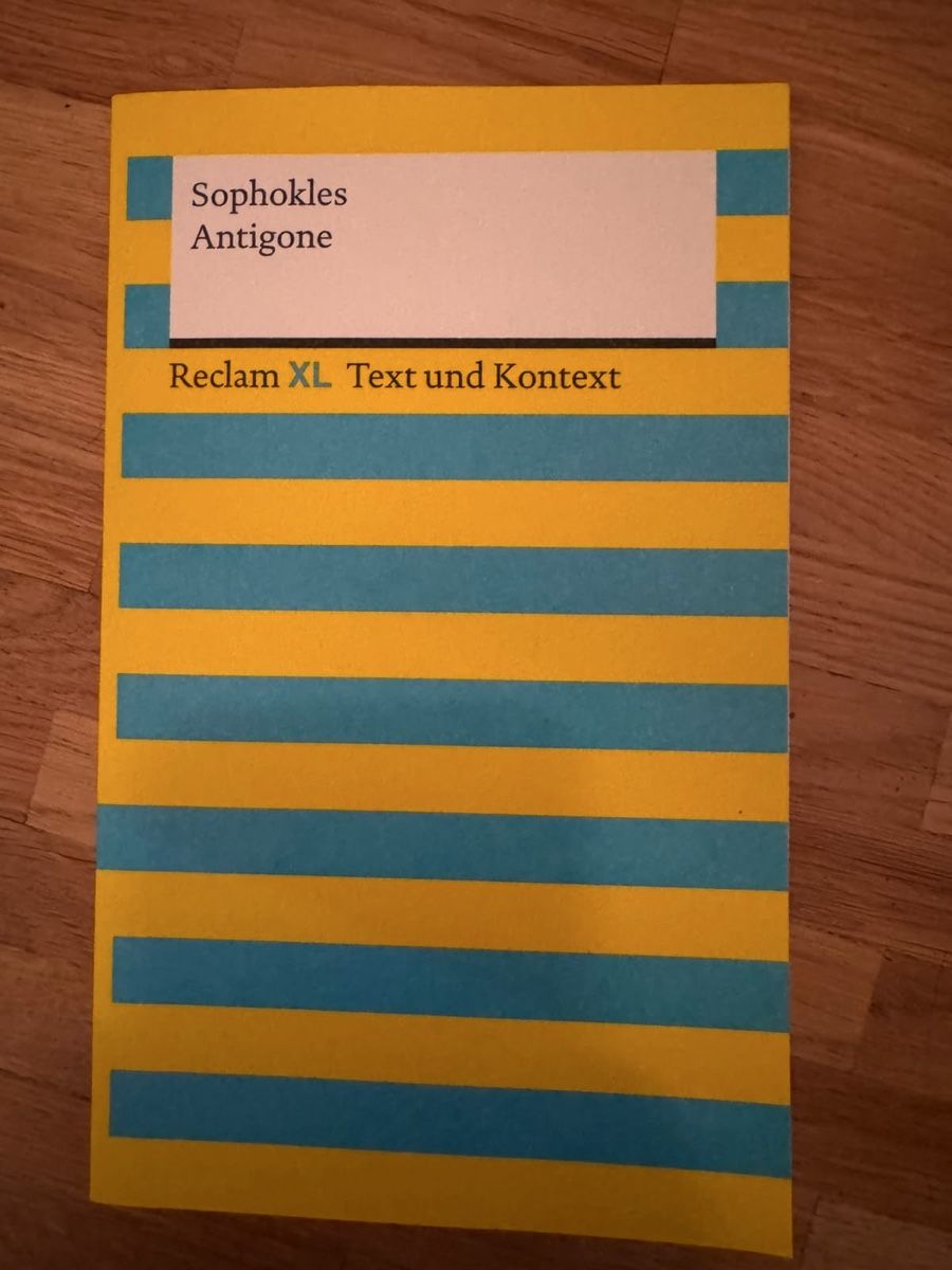 Libri: Sophokles Antigone – Usato da Zürich venduto da Timi27