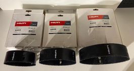 3 Scies Cloches/Lochsägen Hilti Bimétal Multicut 210/168/140