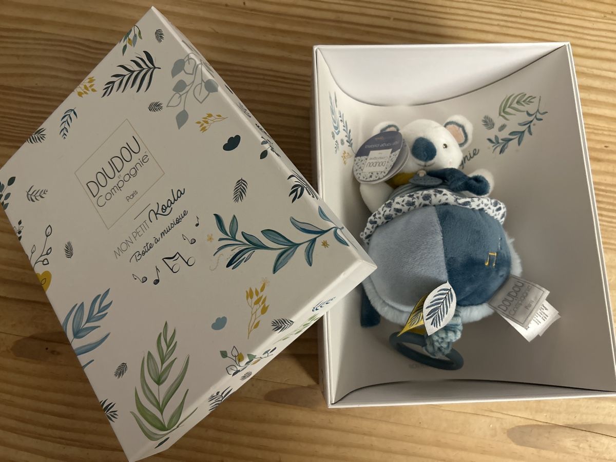 Carillon: DOUDOU Koala - Spieluhr – Nuovo e nell'imballaggio originale da Opfikon venduto da Idefix85