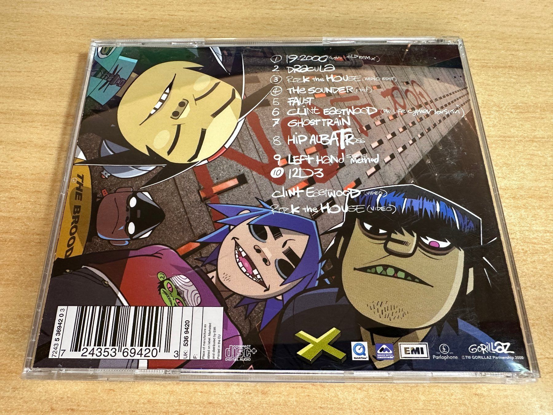CD: J3 Gorillaz – G Sides – Usato da Rikon im Tösstal venduto da Alpenmutz 1