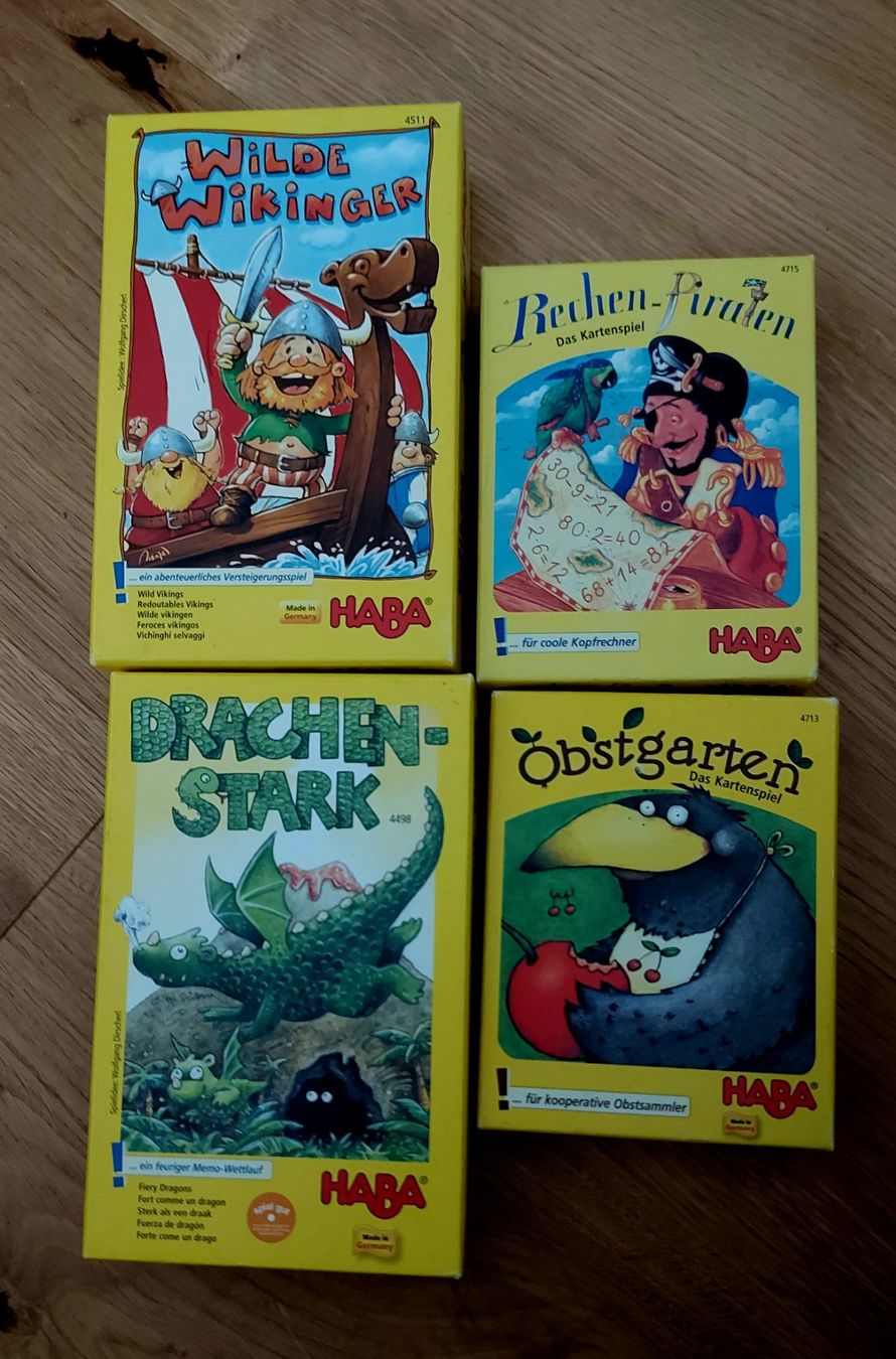 Haba Giochi: 4 kleine Haba Spiele – Usato da Ried-Brig venduto da Pimlico