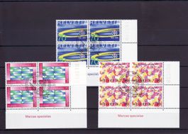 1996 Sondermarken 4er-Block Ersttag Eckstücke+Bogennummer
