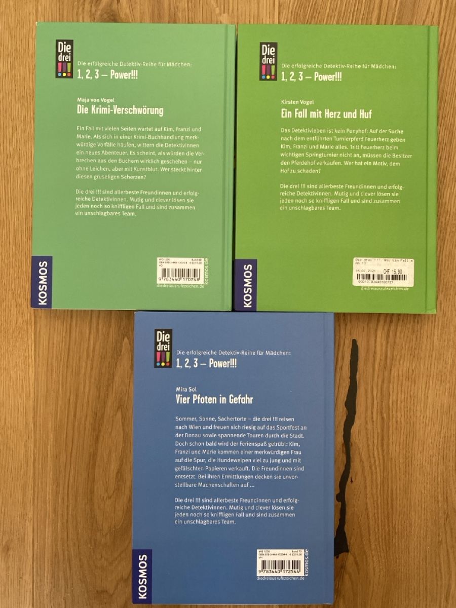 Libri: Die drei !!! Bücher – Usato da Rothenfluh venduto da myfra 1