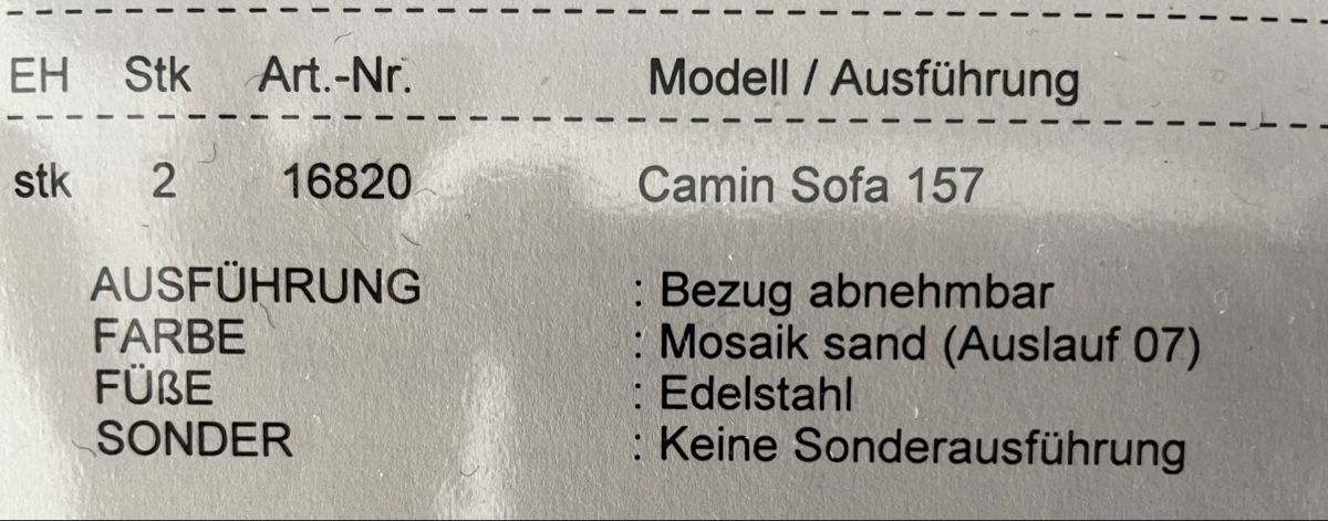 Wittmann Sofas: Sofa 2 Plätzer – Neu (gemäss Beschreibung) aus Seuzach von 68canada 3