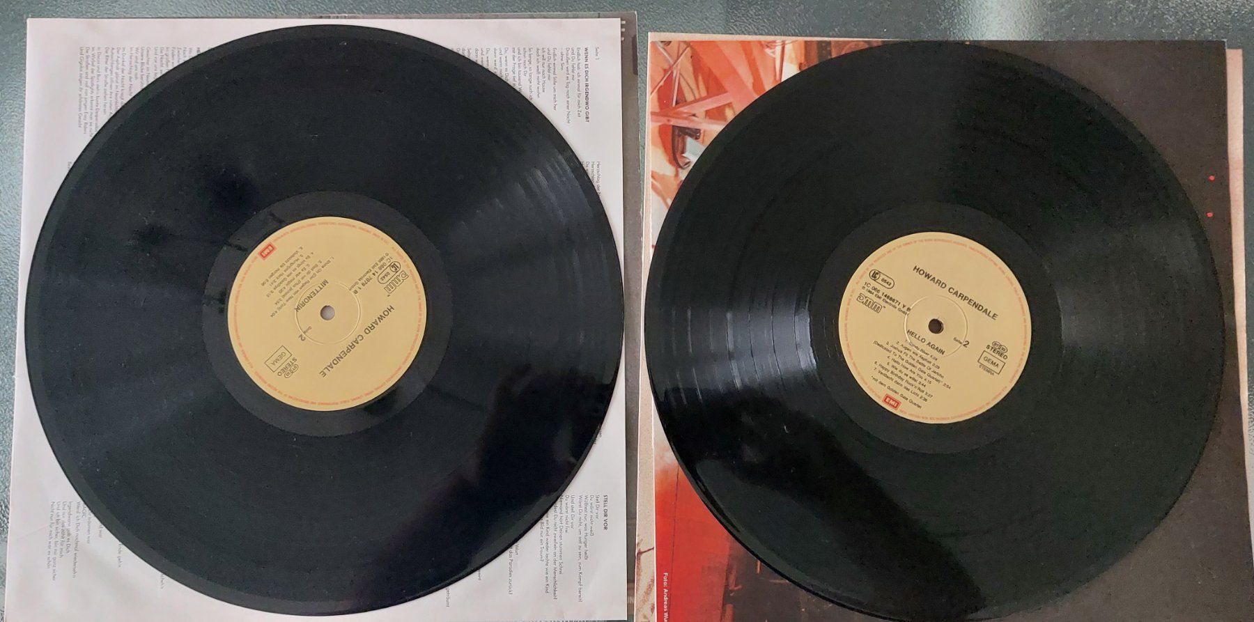 Schallplatten: 2 LP's - Howard Carpendale - Mittendrin & Hello Again - 80er – Gebraucht aus Rotkreuz von JustForSale 1