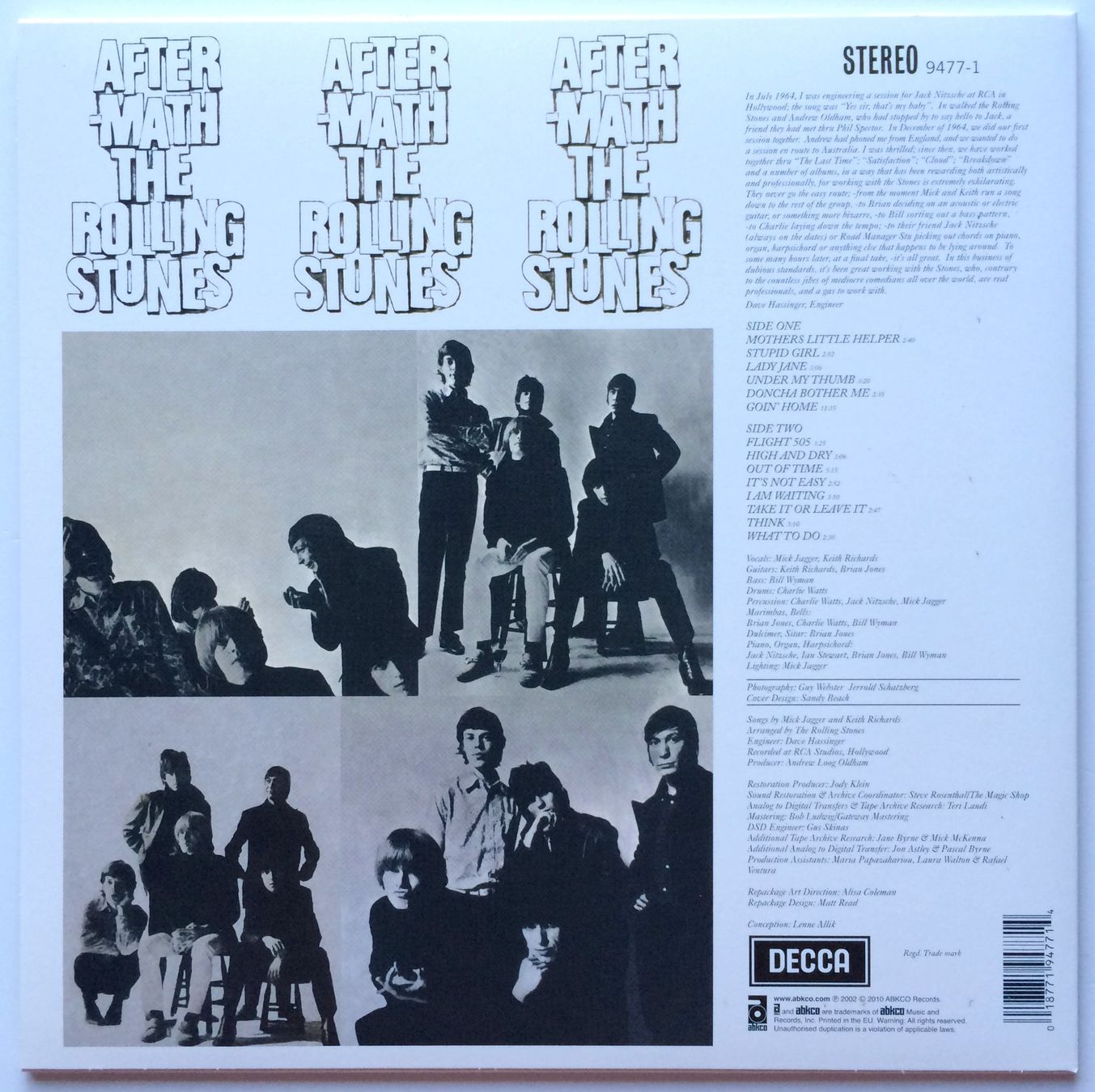 Schallplatten: ROLLING STONES - AFTERMATH – Gebraucht aus Bottens von hotter-than-hell 1