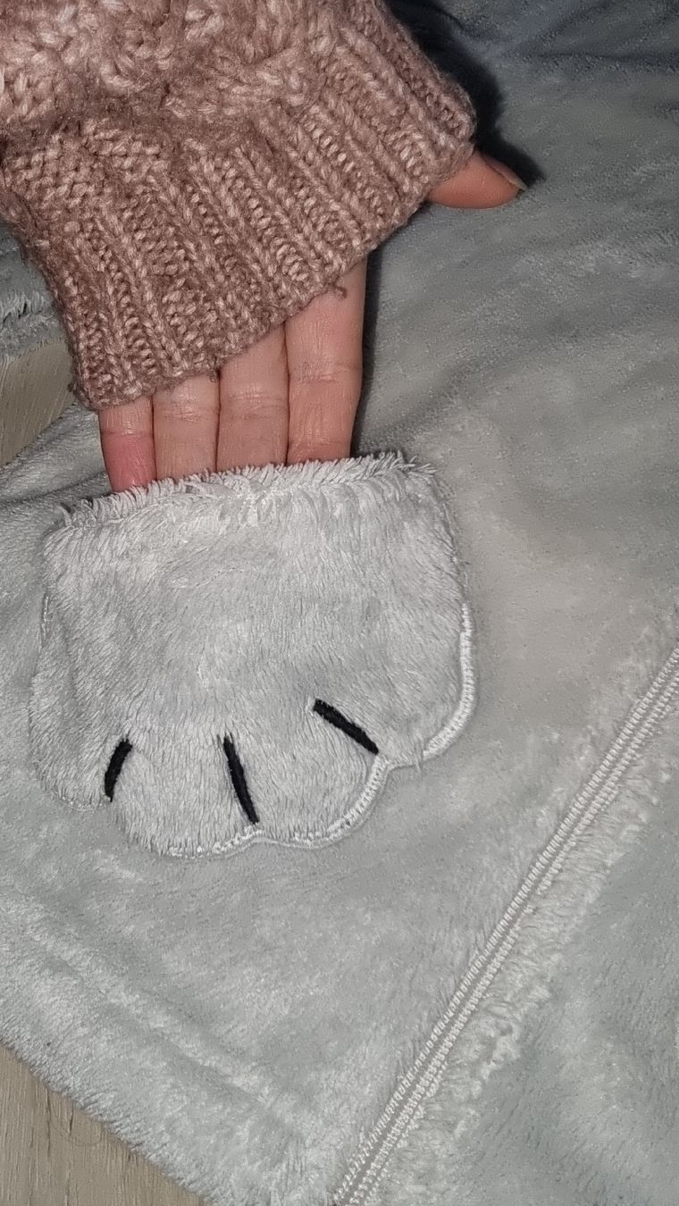 Jacken & Mäntel: Süsser Teddy-Fleece-Pulli mit Kapuze Gr. 122/128  – Gebraucht aus Wigoltingen von Zuckerfee84 2