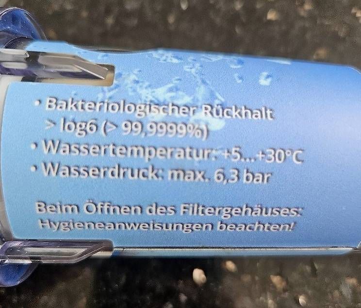 Sanitari: Wohnmobil Aquatec Wasserfilter – Usato da Illighausen venduto da Sonne_15 2