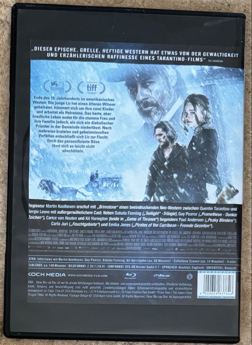 Tous les DVDs: BRIMSTONE – Neuf (Voir description) à Dietikon par AndreaSch01 1