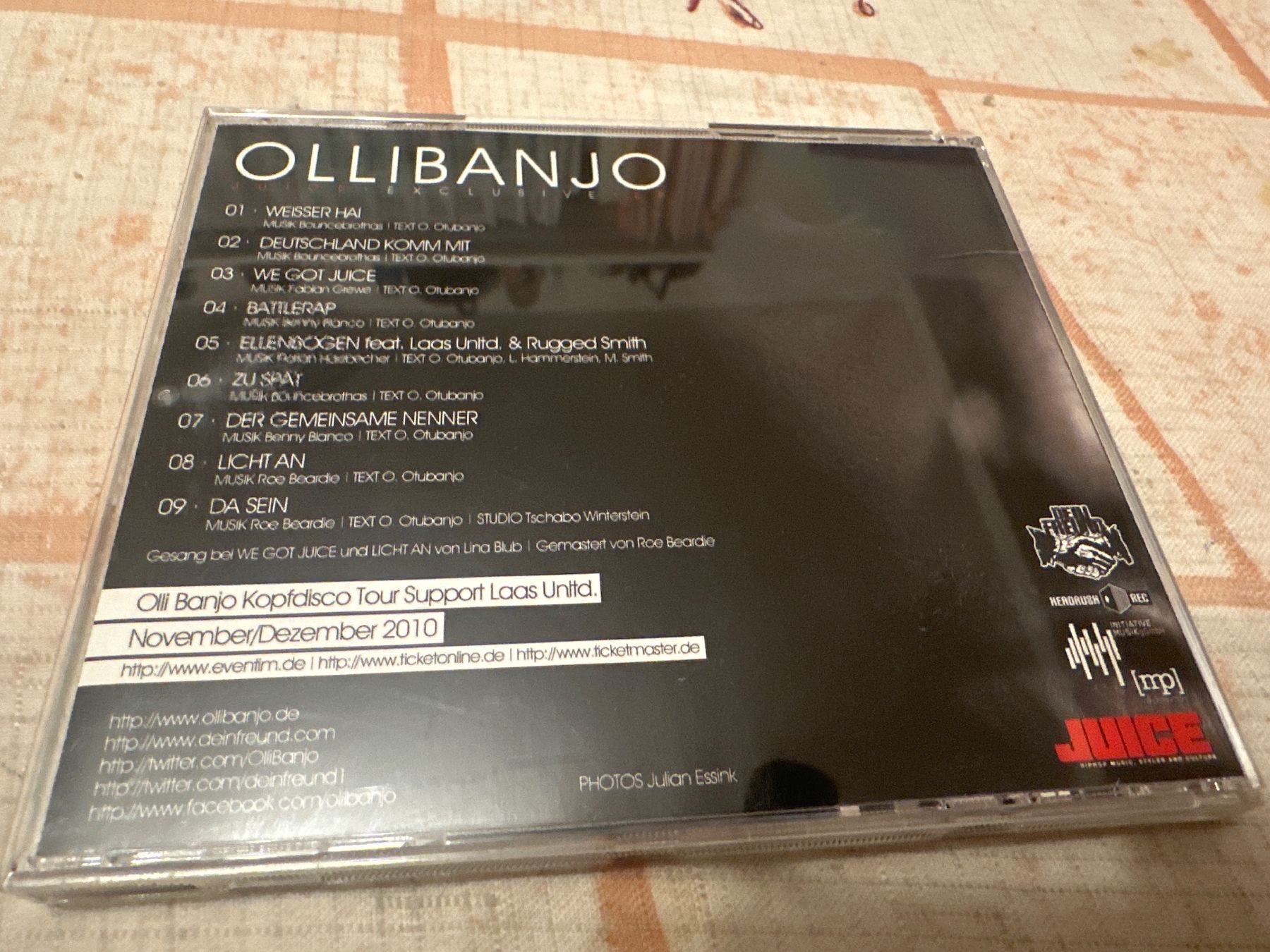 CD: Ollibanjo - Juice Exclusive – Usato da Schaffhausen venduto da D-MAC 1