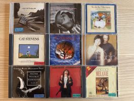 9 Musik CDs verschiedene Interpreten gebraucht guter Zustand