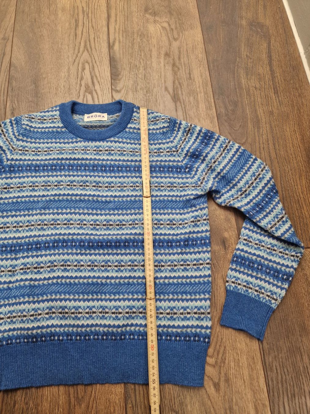 Maglioni & Felpe: Brora Pullover Kaschmir blau gemustert 36-38 neuwertig! – Nuovo (secondo la descrizione) da Meierskappel venduto da HeartWear 5