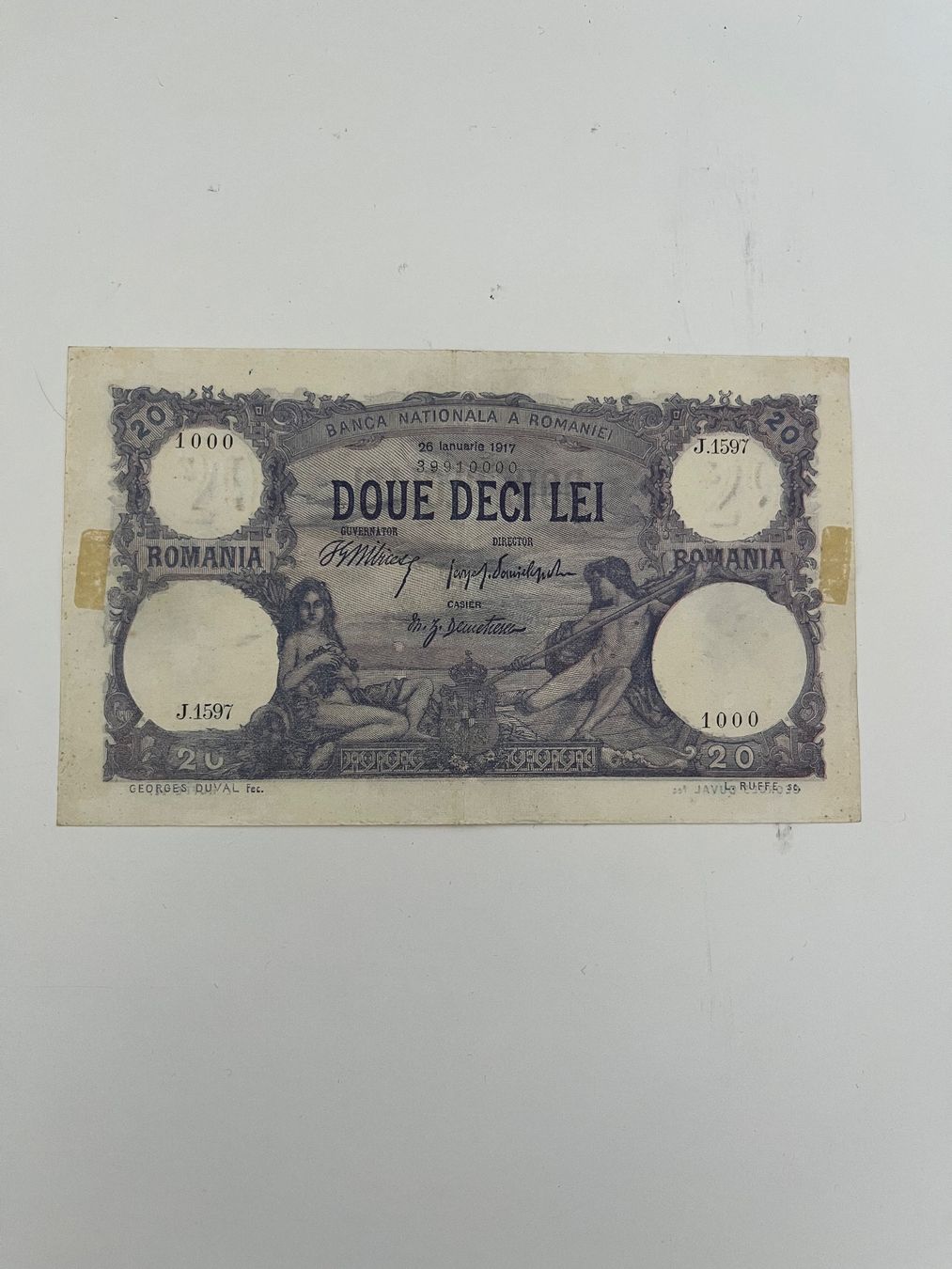Banconote: Billet de banque roumain – Usato da lausanne venduto da esploras 1