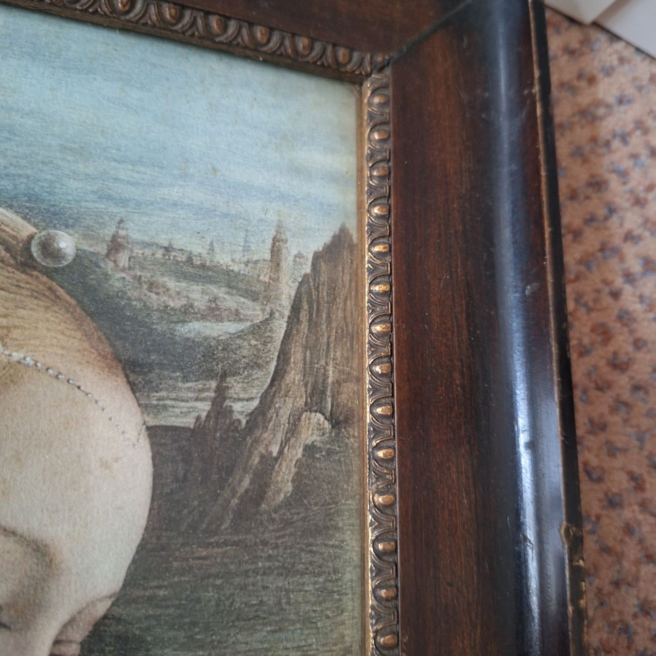 Poster & Bilder: Bild  mit altem Holzrahmen, Madonna – Gebraucht aus Winterthur von Goldpipau 3