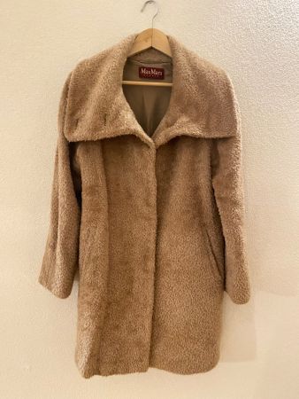 MAX MARA ALPACA/WOLLE MANTEL CAMEL FARBE