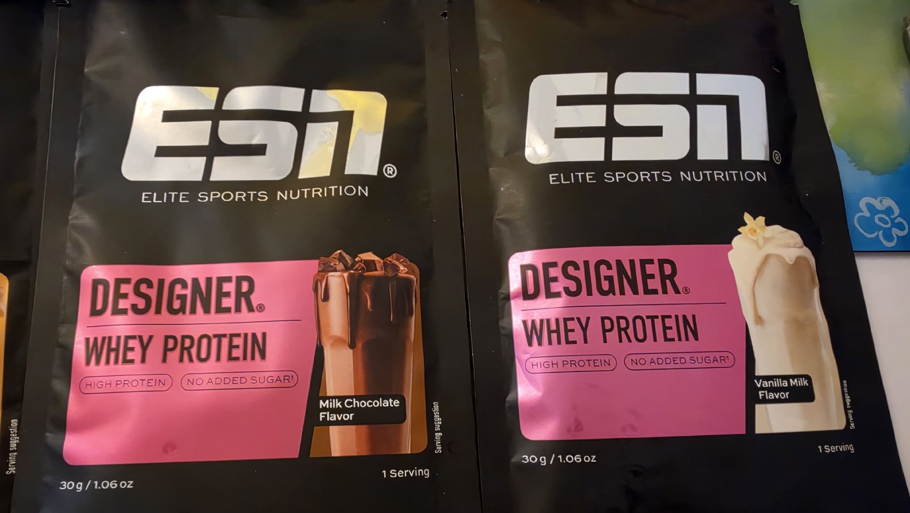 Esn Lebensmittel & Spezialitäten: ESN Designer Whey Proben 4x 30 Gramm – Neu (gemäss Beschreibung) aus Muhen von Savana16 1