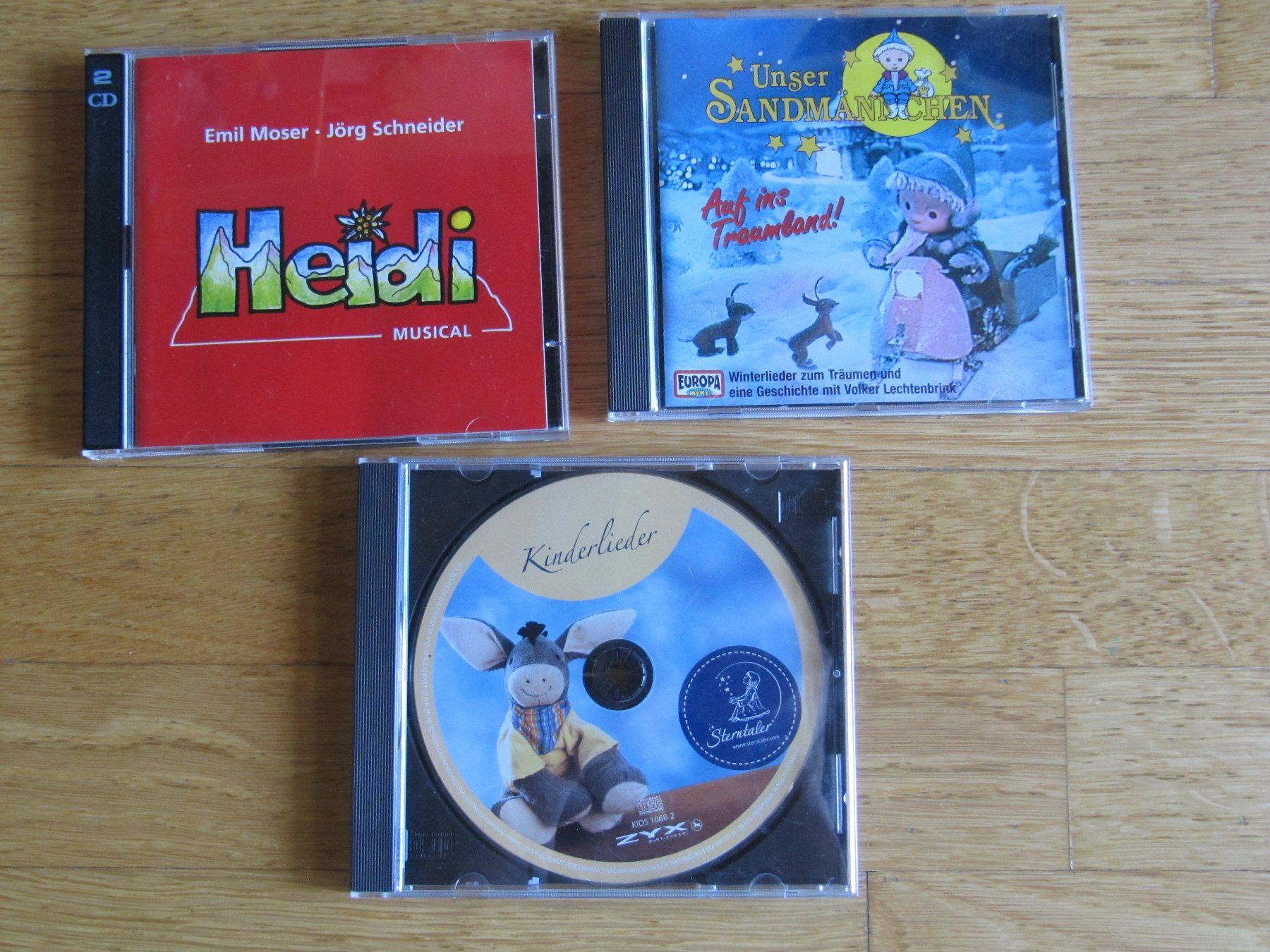 Hörbücher: 3 Kinder-CD: Heidi Sandmännchen Kinderlieder – Gebraucht aus Würenlos von AustralisZ