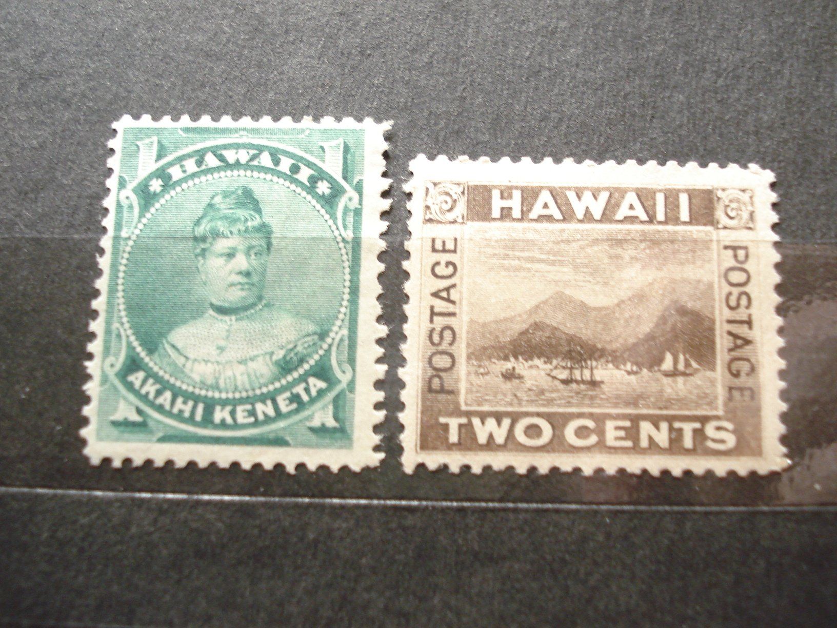 Alle Briefmarken: 2 uralte Marken Hawaii * – Gebraucht aus Niederwil AG von morostahu