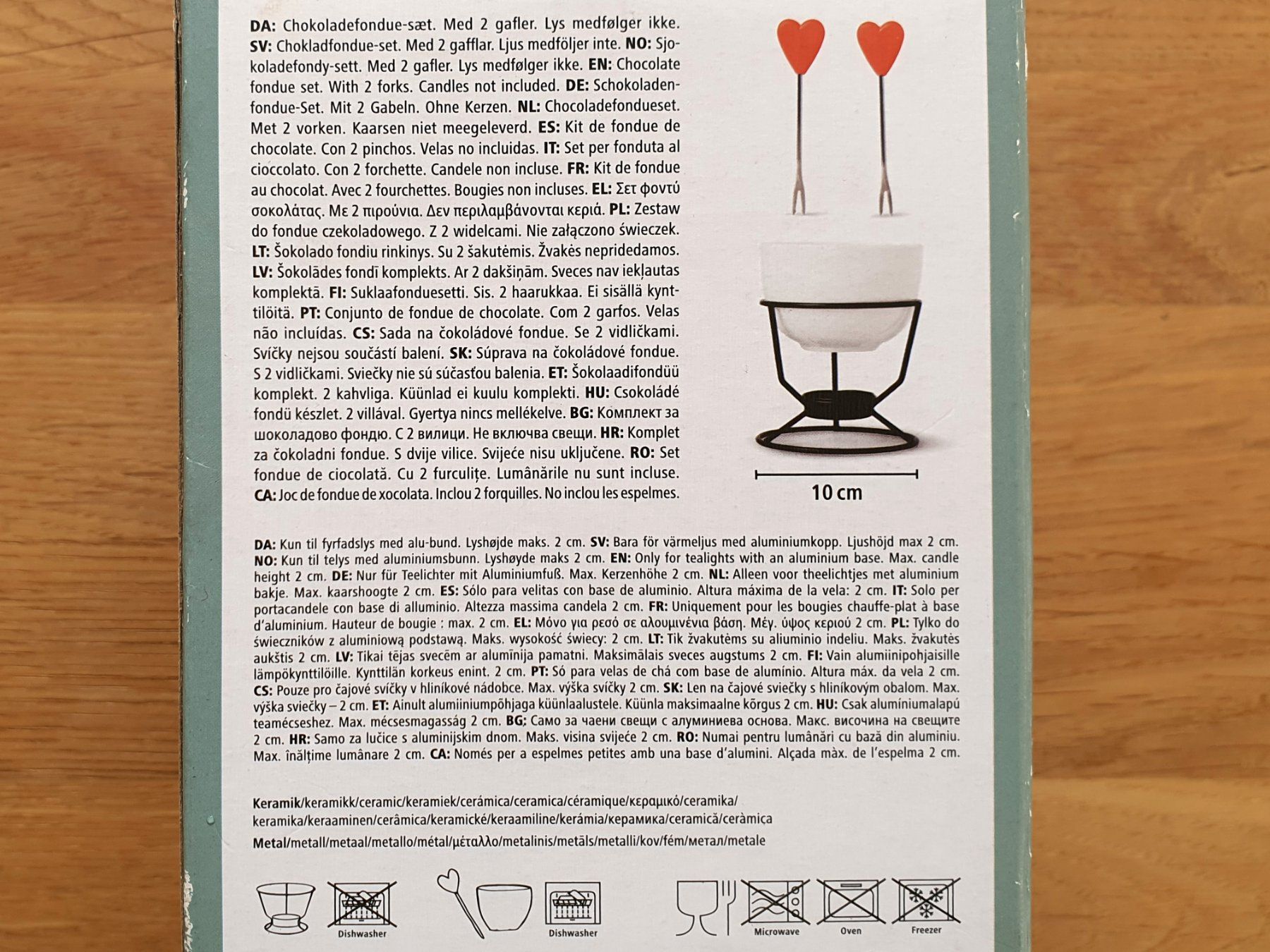 Elettrodomestici da cucina: Schokoladen Fondue Set Neu – Nuovo e nell'imballaggio originale da Winterthur venduto da Nooitgedagt 4