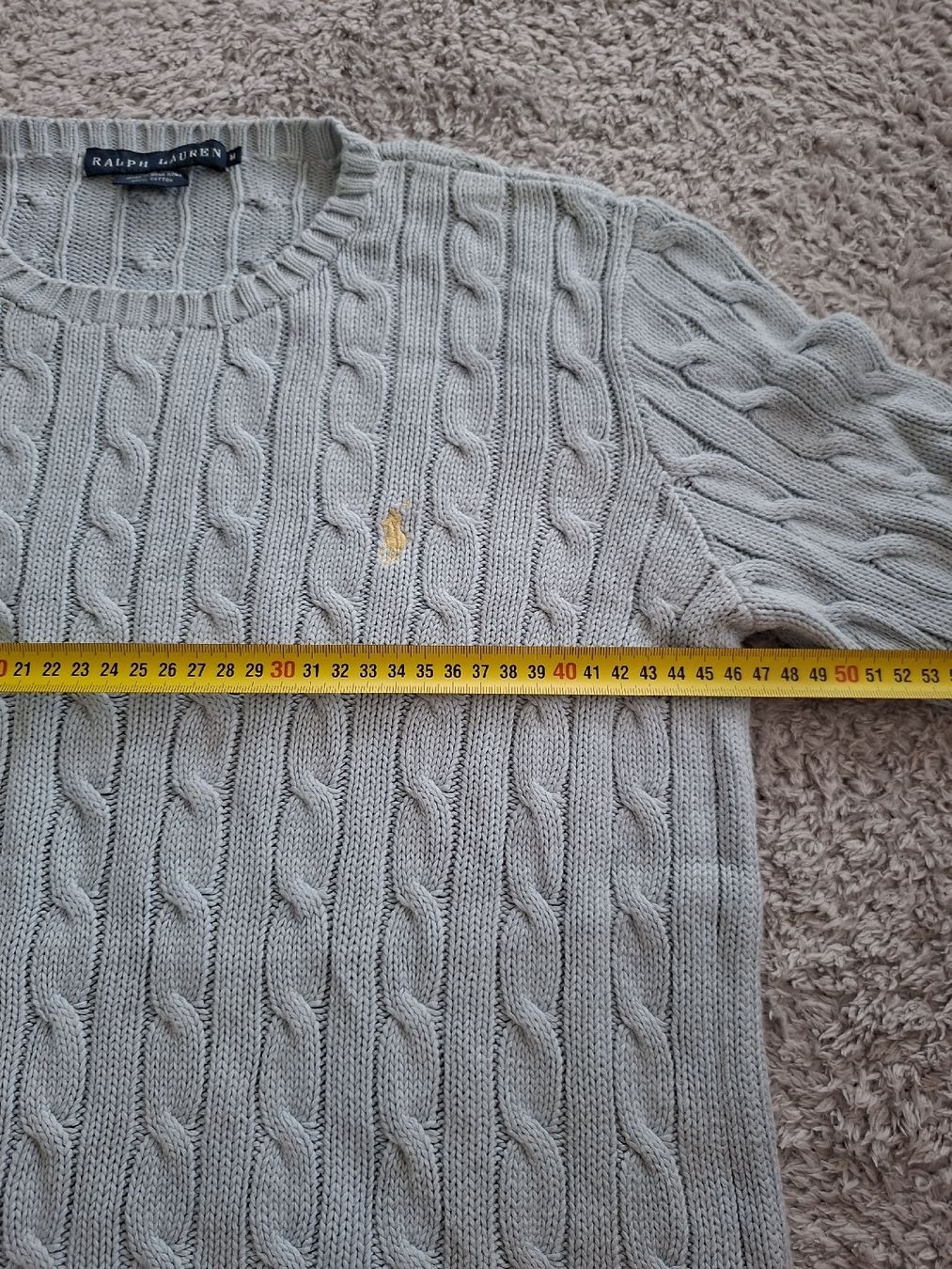 Ralph Lauren Maglioni & Felpe: Pull Ralph Lauren maille torsadée gris taille M – Usato da Renens VD venduto da ser_j2fn 1