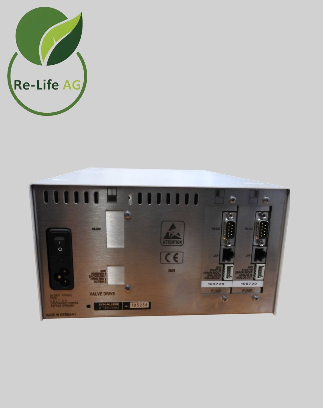 Alle Maschinen: Knauer Smartline Pump HPLC Pump – Gebraucht aus Reinach BL von Re-LifeAG_Labor 3