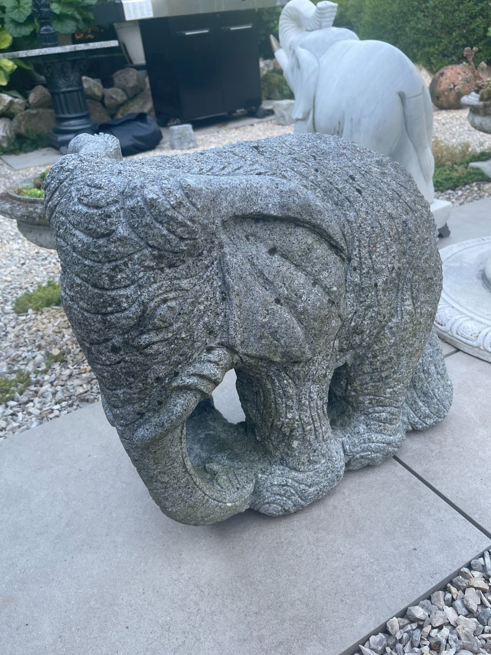 Figurines: 2x Granit Elefanten – D'occasion à Stadel par Supersaver 2