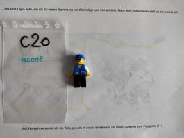 Legofigur res008	 Coast Guard City Center  /C20