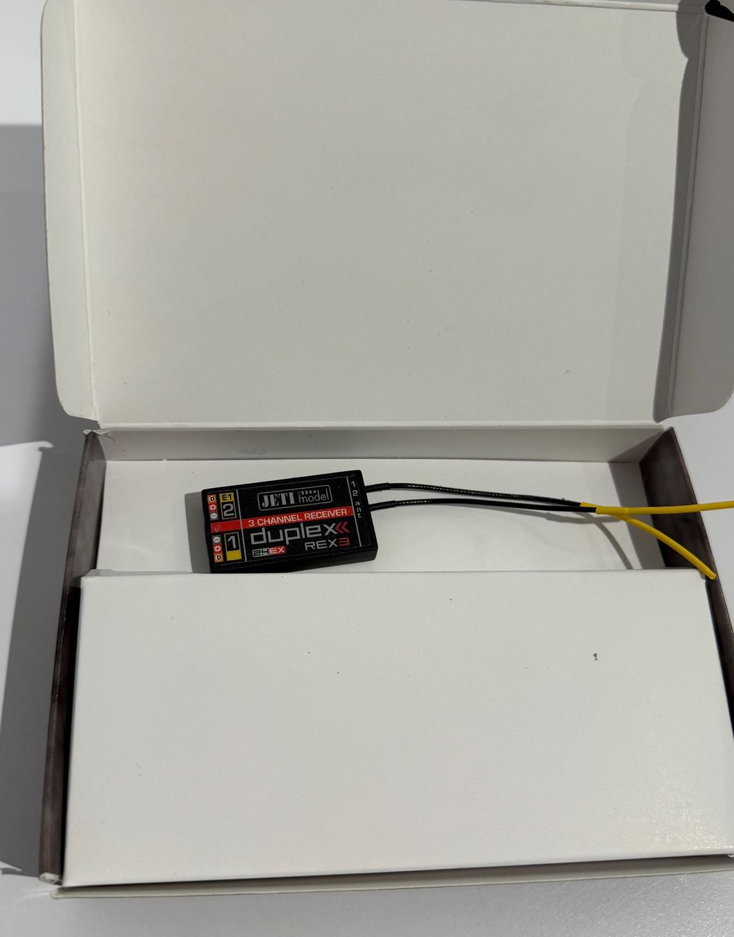 Jeti Ricevitori: Duplex Jeti Rex 3 Empfänger 2.4EX 10cm Antenne – Usato da Bolligen venduto da Der-Modelleler 2