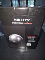 Gymnastikball Ninety5 grau 65cm mit Pumpe neu ohne Schachtel