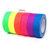 UV Neon Klebeband Set 6 Farben Gaffer Tape Party UV aktiv