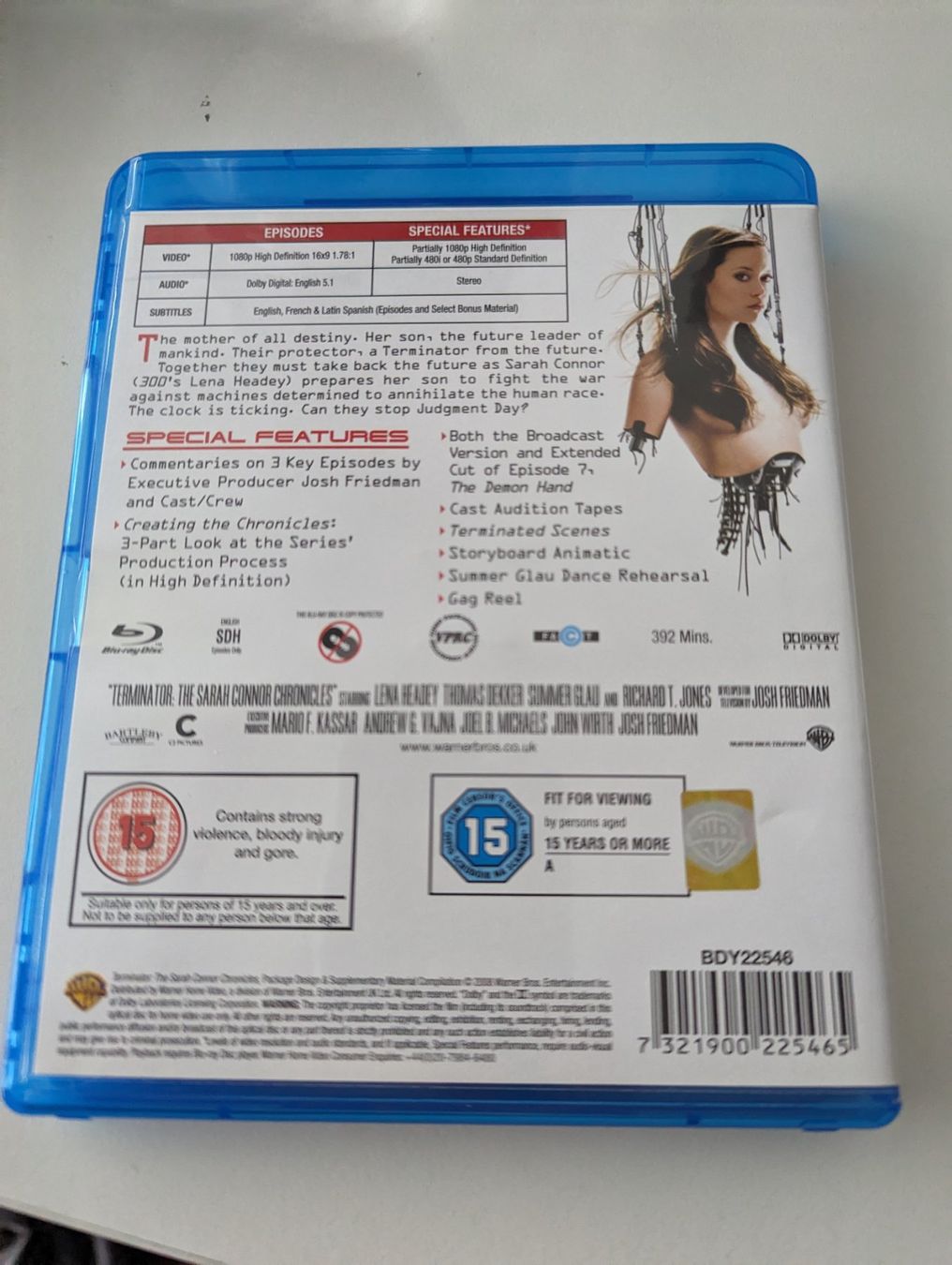 Alle DVDs: Terminator The Sarah Connor Chronicles S1 - Blu Ray DVD – Gebraucht aus Hünenberg See von SpecialEditionGaming 1