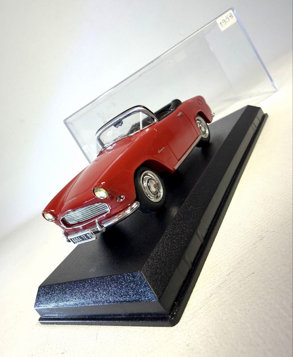 Simca Modellini d'auto: Starter Simca Aronde Océane Cabriolet 1958 1:43 mit Vitrine – Nuovo (secondo la descrizione) da Rombach venduto da vir_2dsd 4