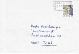 Brief, SBB Flüelen