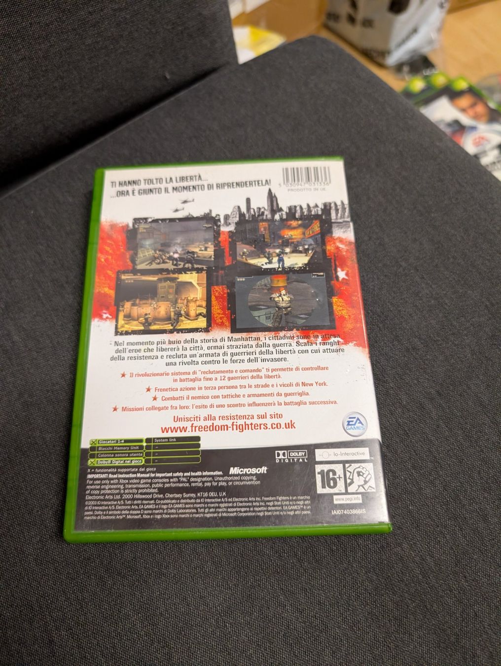 Jeux: Freedom fighters Microsoft Xbox – D'occasion à Giubiasco par Ticinerd 1