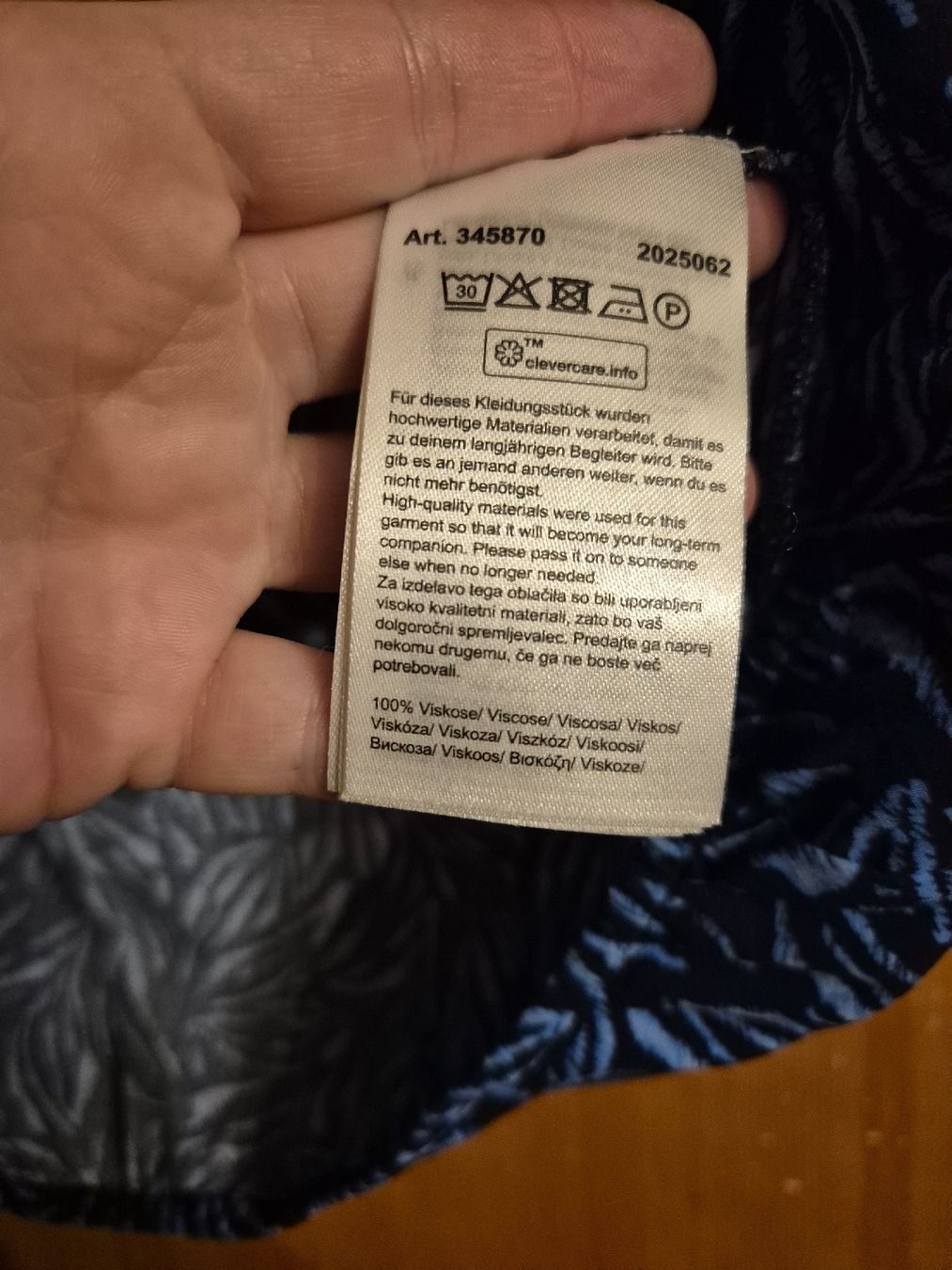 Cecil Blusen: CECIL Damen Bluse, blau gemustert, Grösse XL – Neu (gemäss Beschreibung) aus Mürren von daniela_sch_96 3