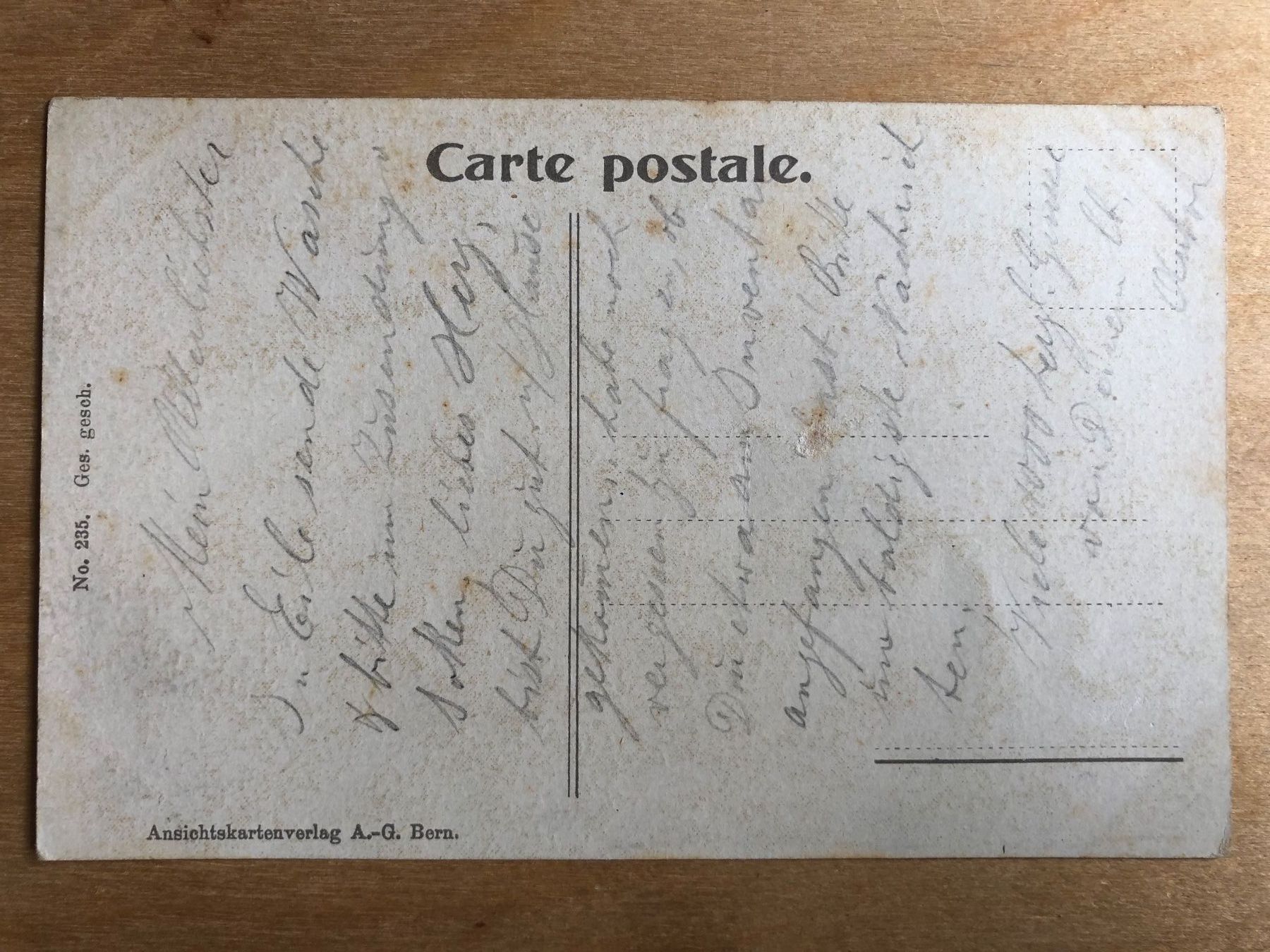Cartoline postali: Antike Postkarte, Bärenkarte – Usato da Basel venduto da sar_9jj8 1