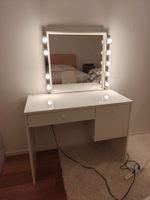 IKEA SYVDE Schminktisch + Spiegel mit lampe