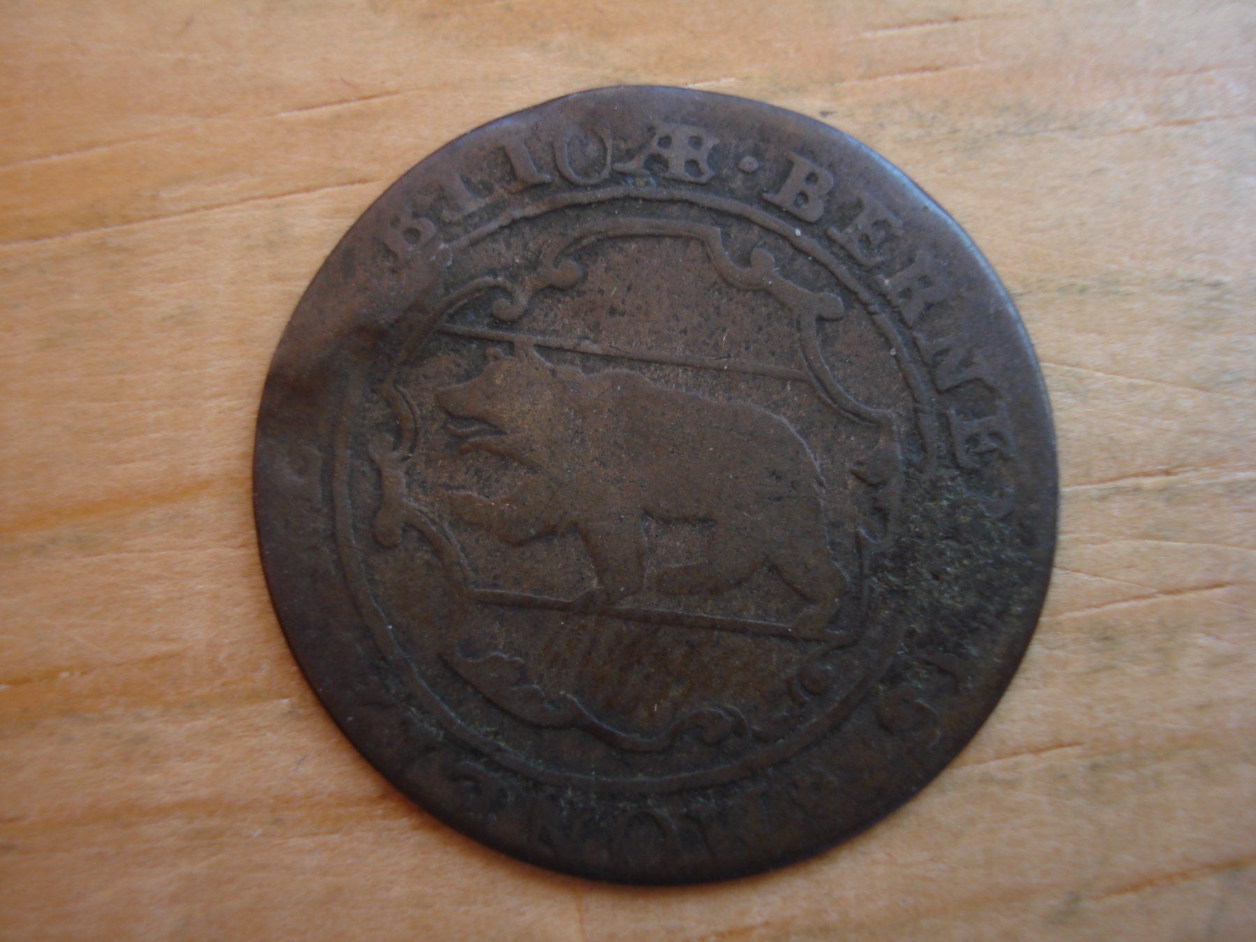 Tutti le monete: (H6) Bern Halbbatzen 1718 – Usato da Erlach venduto da Net-Coins